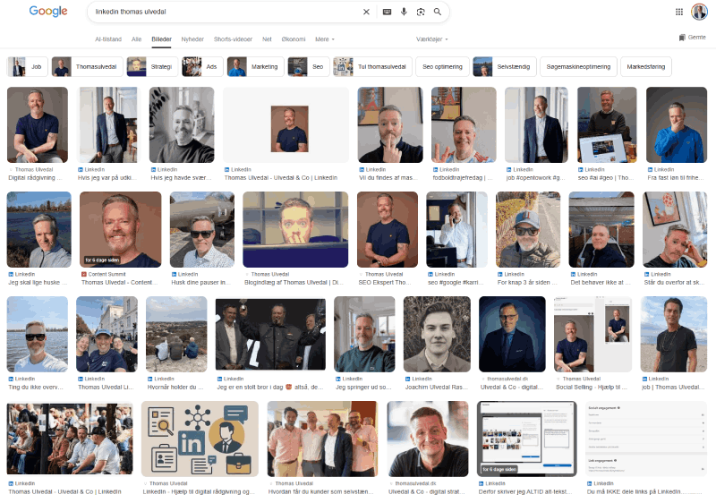 med alt-tekster kan du opnå at dine billeder bliver vist på søgeresultaterne på google